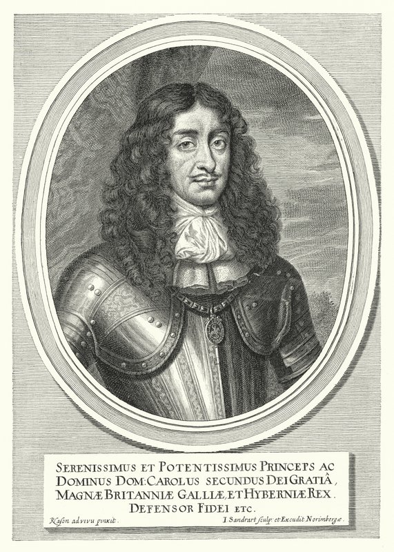 Carlos II, Rey de Inglaterra, Escocia e Irlanda de Pieter Nason