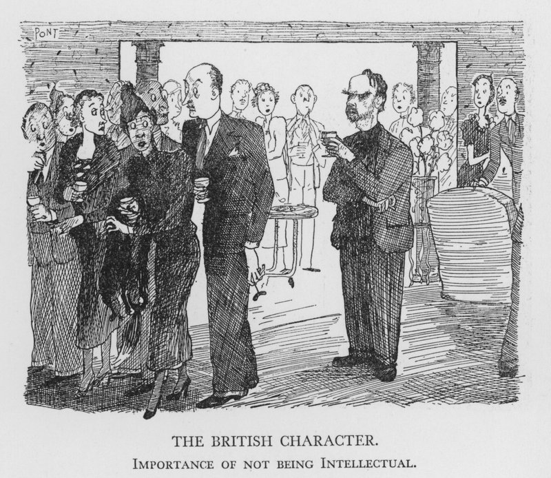El Carácter Británico, Importancia de no ser Intelectual de Pont