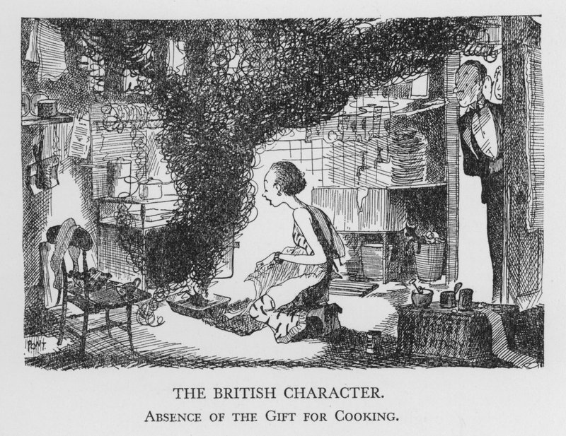 El Carácter Británico, Ausencia del Don para Cocinar de Pont