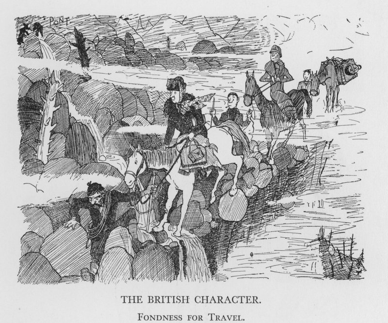 El carácter británico, afición por viajar de Pont