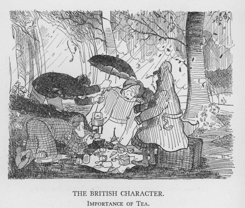 El carácter británico, importancia del té de Pont