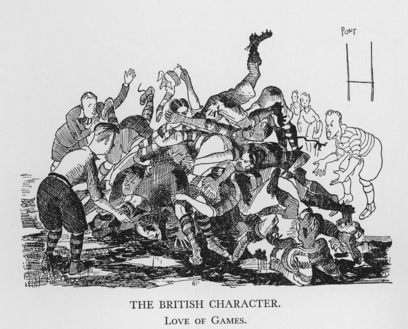El carácter británico, amor por los juegos de Pont