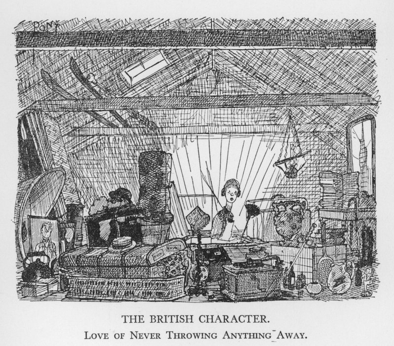 El carácter británico, amor por no tirar nada de Pont