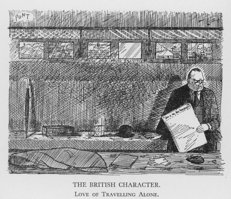 El Carácter Británico, Amor por Viajar Solo de Pont