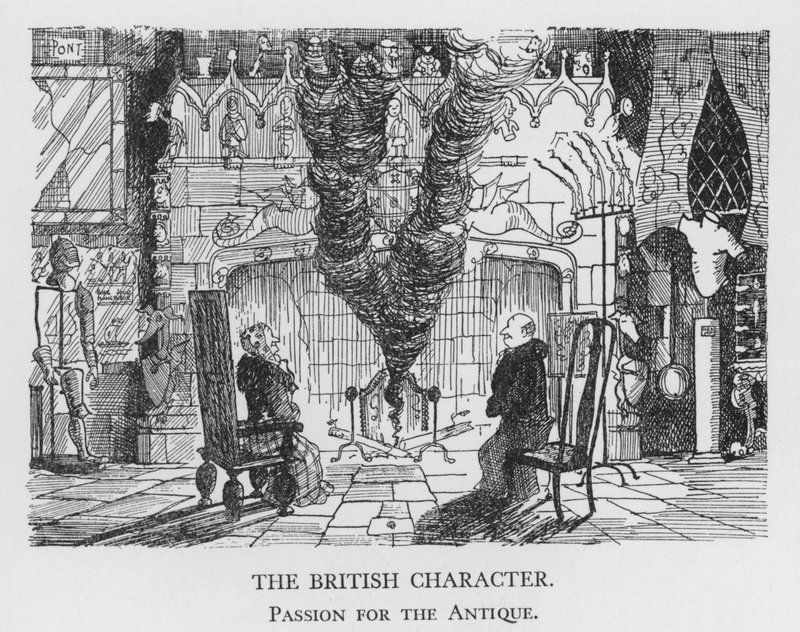 El Carácter Británico, Pasión por lo Antiguo de Pont