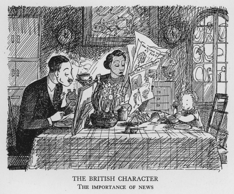 El carácter británico, la importancia de las noticias de Pont