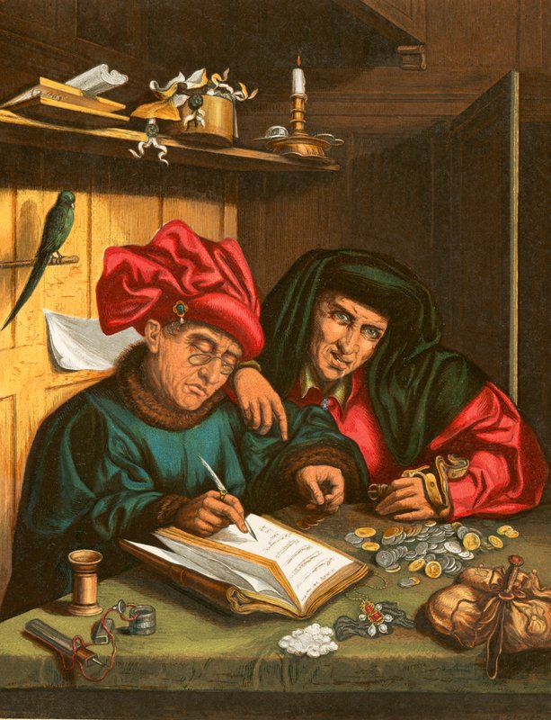 Los avaros de Quentin Massys or Metsys