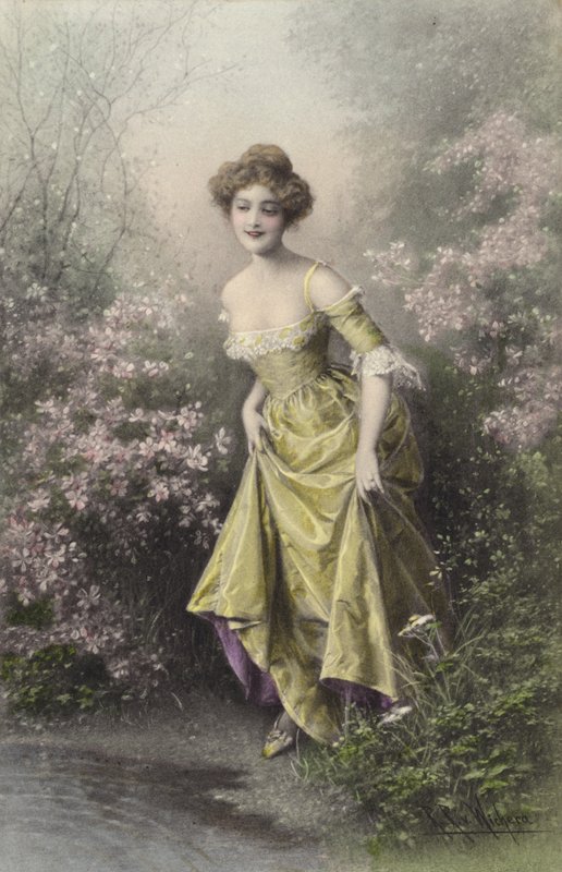 Chica de amarillo de Raimund Ritter Von Brennerstein Wichera