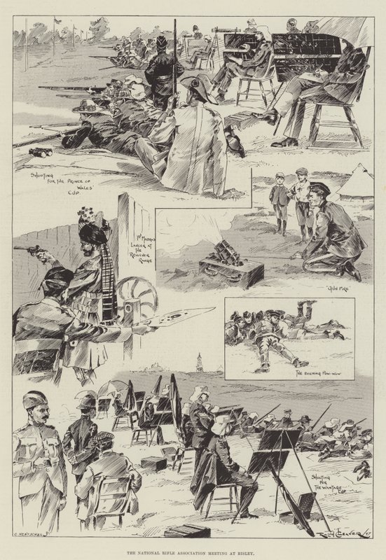 La reunión de la Asociación Nacional de Rifles en Bisley de Ralph Cleaver