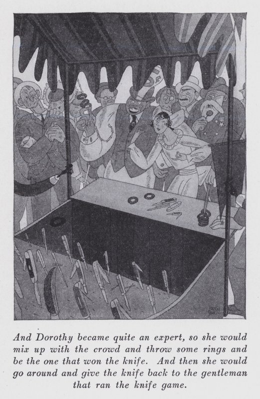 Ilustración para "But Gentlemen Marry Brunettes" de Anita Loos de Ralph Barton