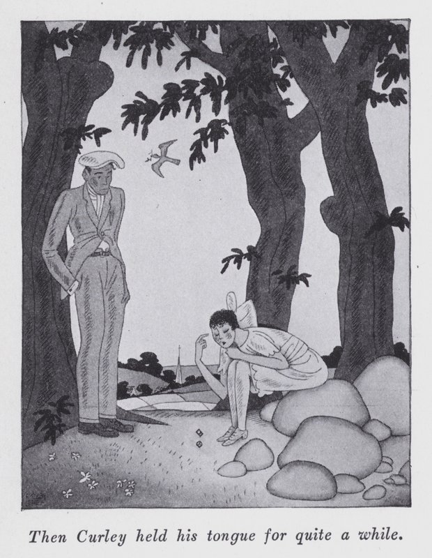 Ilustración para "But Gentlemen Marry Brunettes" de Anita Loos de Ralph Barton