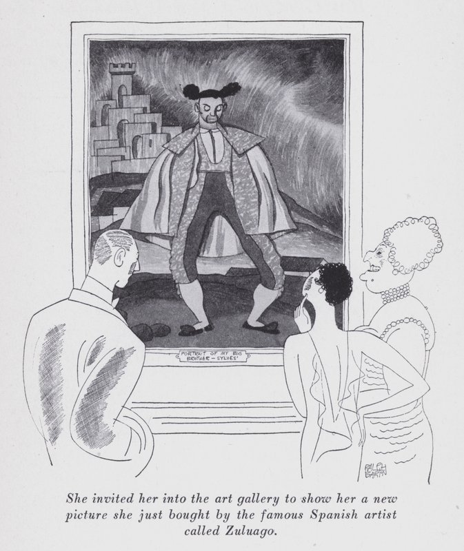 Ilustración para "But Gentlemen Marry Brunettes" de Anita Loos de Ralph Barton