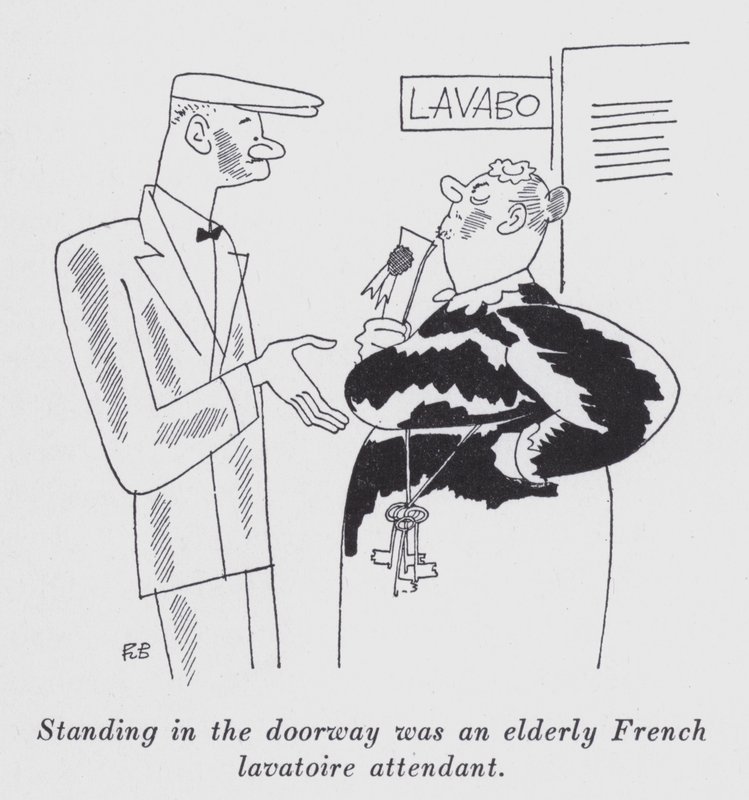 Ilustración para "But Gentlemen Marry Brunettes" de Anita Loos de Ralph Barton
