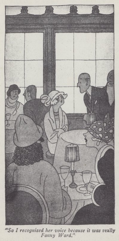 Ilustración para Los caballeros las prefieren rubias de Anita Loos de Ralph Barton
