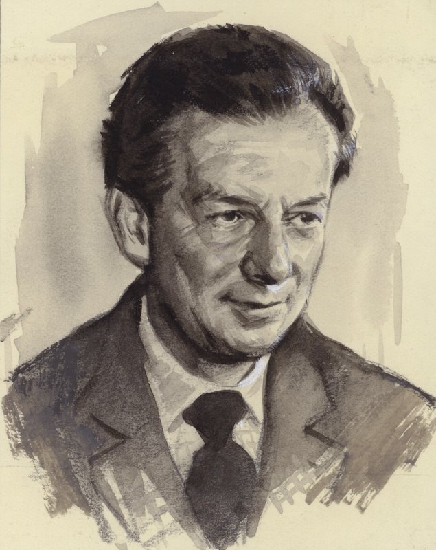 Benjamin Britten (gouache sobre papel) de Ralph Bruce