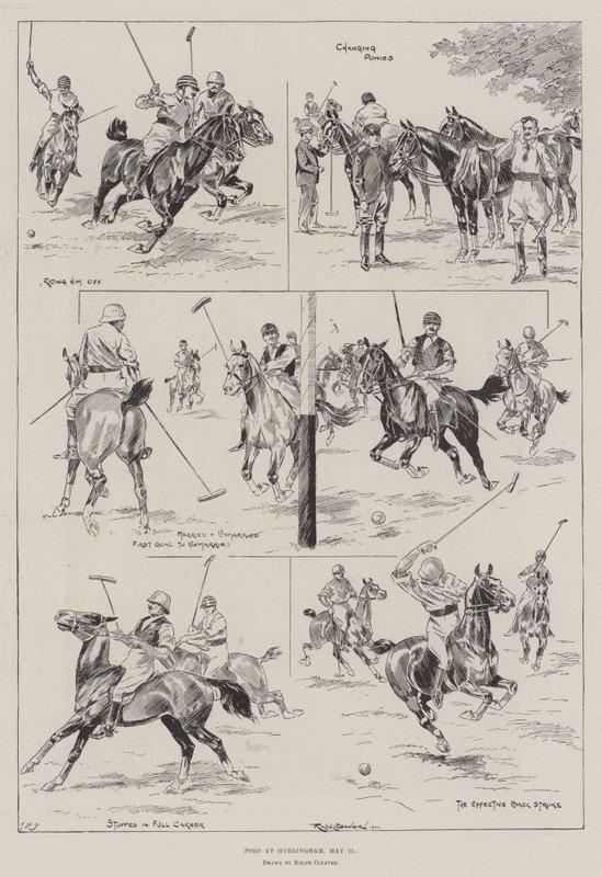 Polo en Hurlingham, 11 de mayo de Ralph Cleaver