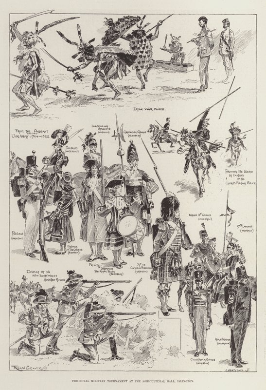 El Torneo Militar Real en el Agricultural Hall, Islington de Ralph Cleaver
