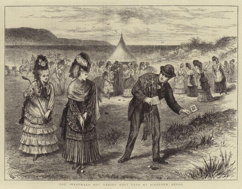 El Club de Golf de Damas Westward Ho! en Bideford, Devon de Ralph Cleaver