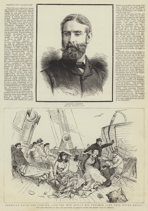 Hechos y Fantasías Americanas, I de Randolph Caldecott