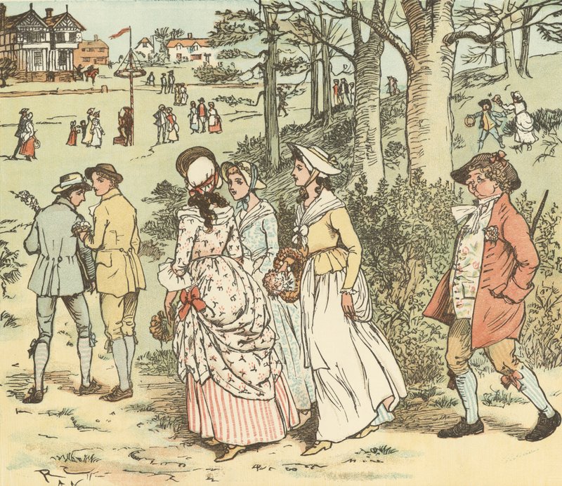 Ven muchachas y muchachos de Randolph Caldecott
