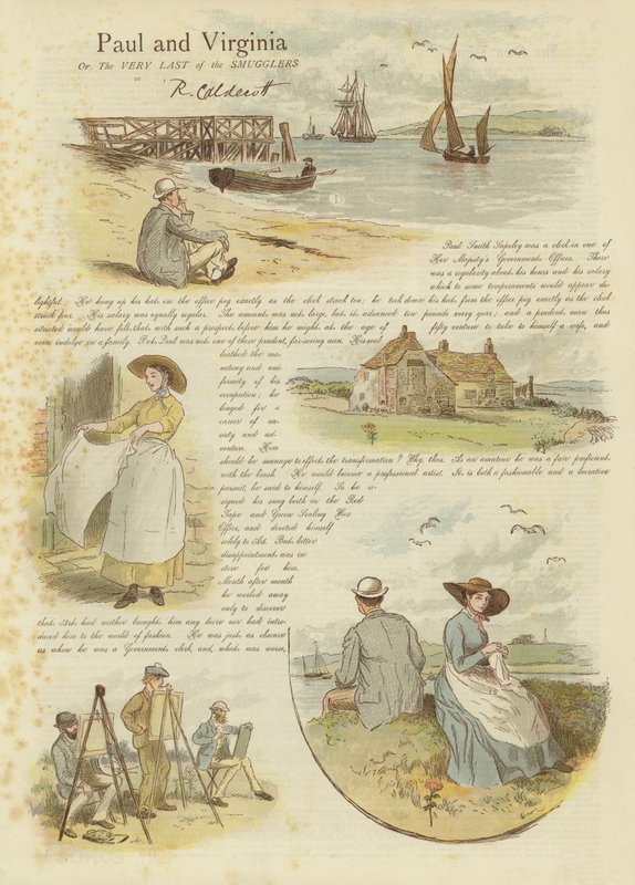 Paul y Virginia, o el último de los contrabandistas de Randolph Caldecott