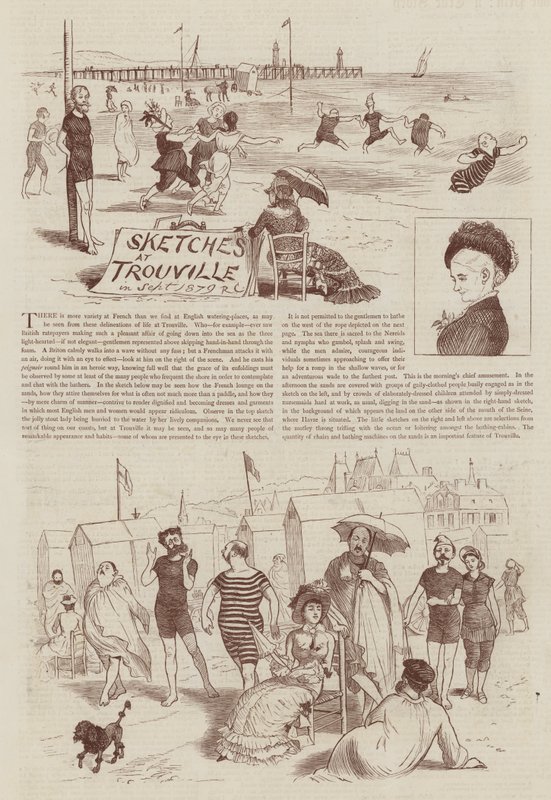 Bocetos en Trouville de Randolph Caldecott
