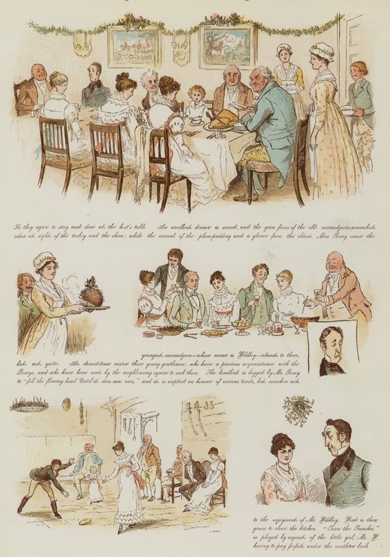 La Navidad de los cascarrabias de Randolph Caldecott
