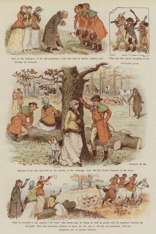 La leyenda del roble risueño de Randolph Caldecott