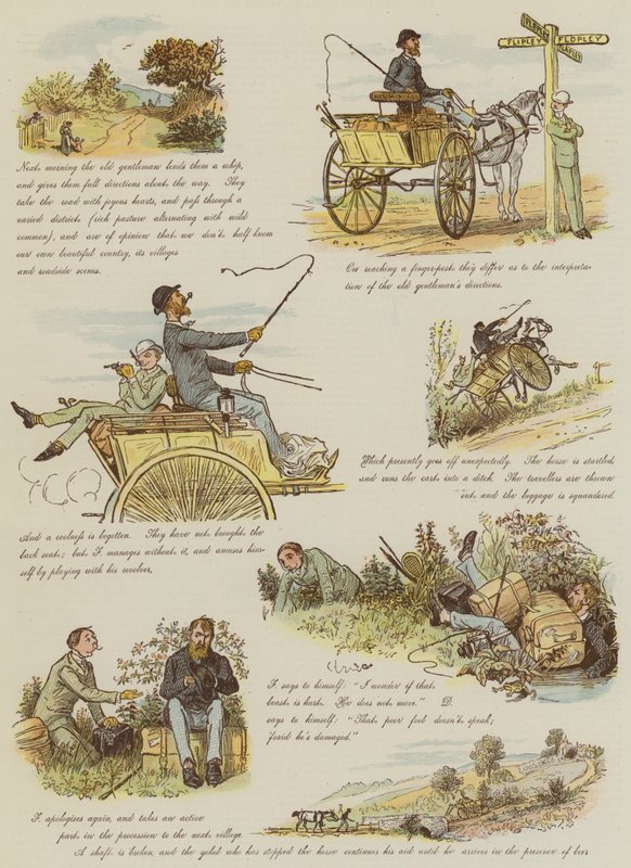 Las Extrañas Aventuras de un Carro de Perros de Randolph Caldecott