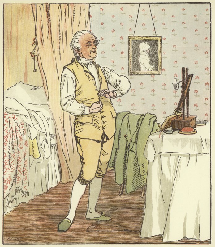 Una elegía por la muerte de un perro loco de Randolph Caldecott