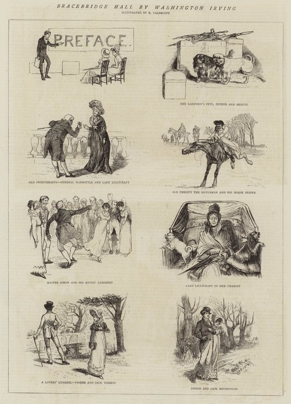 Bracebridge Hall por Washington Irving de Randolph Caldecott
