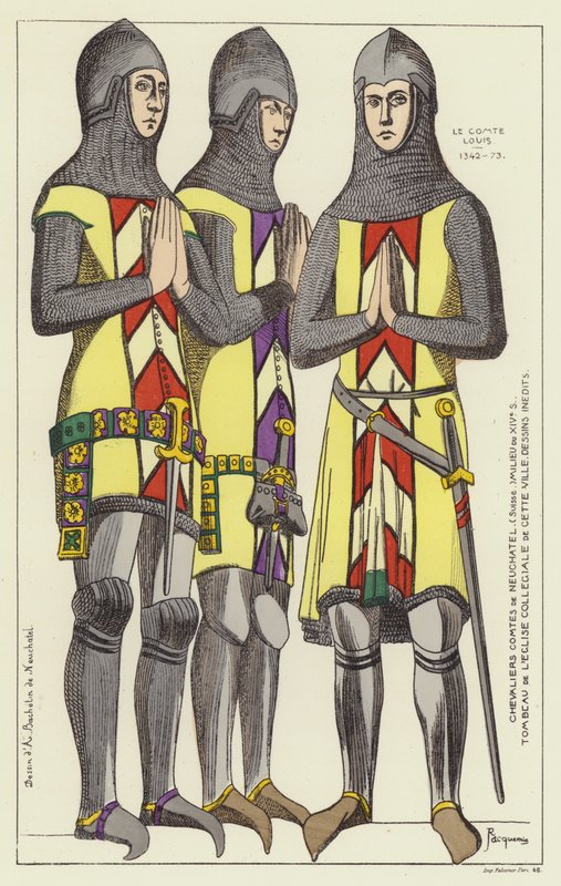 Caballeros condes de Neuchatel de Raphael Jacquemin
