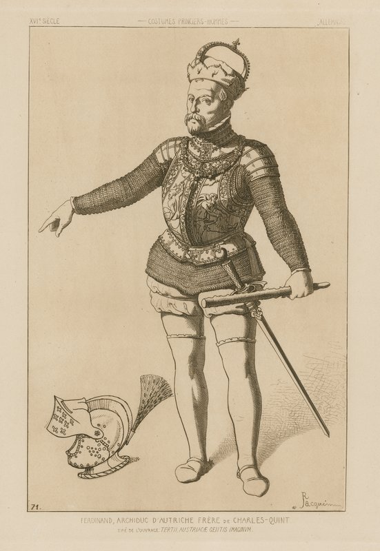 Fernando, Archiduque de Austria, hermano de Carlos V de Raphael Jacquemin