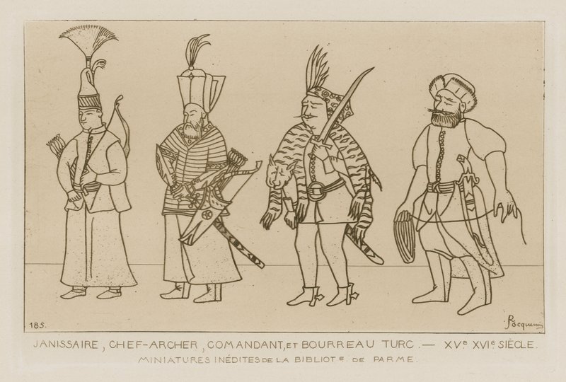 Janissary, Jefe Arquero, Comandante y Verdugo Turco de Raphael Jacquemin