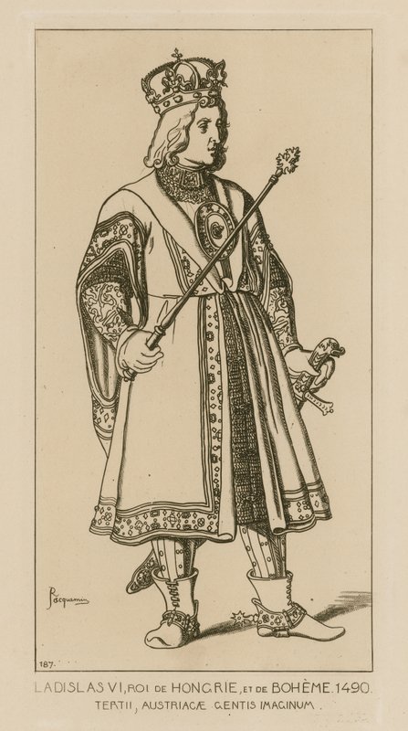 Ladislao VI, Rey de Hungría y Bohemia, 1490 de Raphael Jacquemin