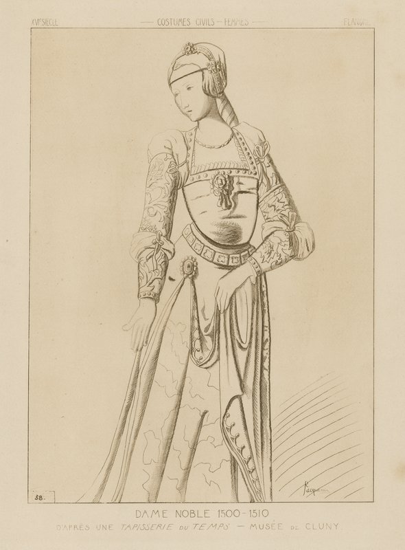 Mujer noble, 1500-1510 de Raphael Jacquemin