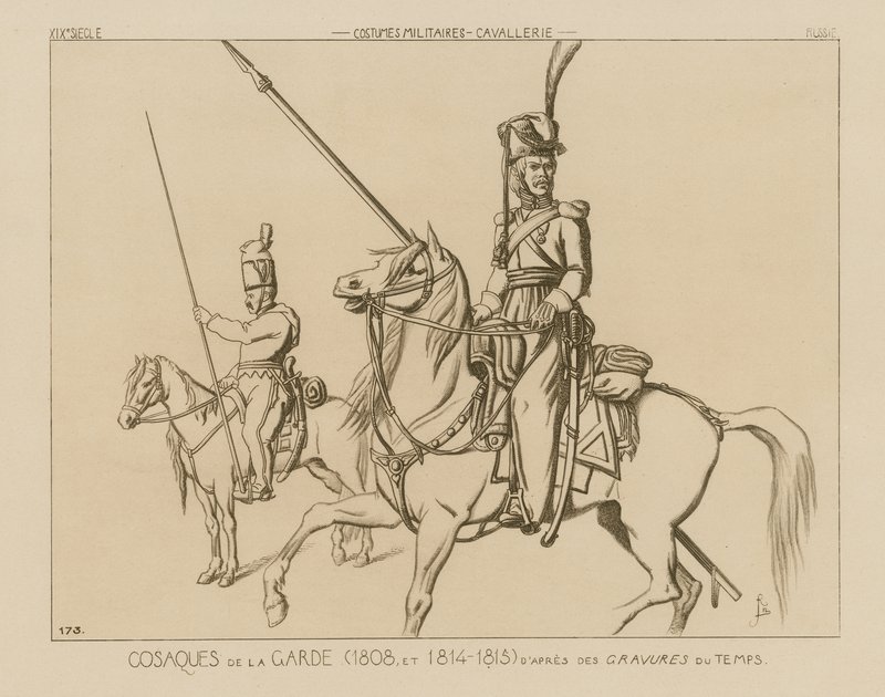 Cosacos rusos de la Guardia (1808 y 1814-15) de Raphael Jacquemin