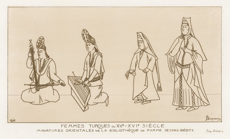 Mujeres turcas de los siglos XV-XVI de Raphael Jacquemin