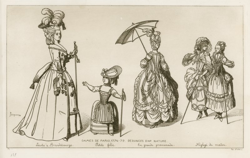 Mujeres de París, 1774-79 de Raphael Jacquemin