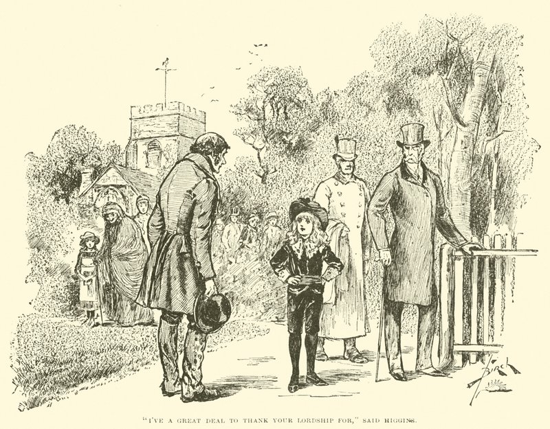 Ilustración para El Pequeño Lord Fauntleroy de Reginald Bathurst Birch