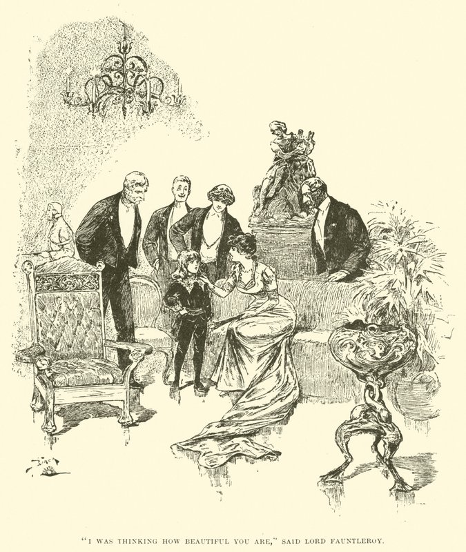 Ilustración para El Pequeño Lord Fauntleroy de Reginald Bathurst Birch