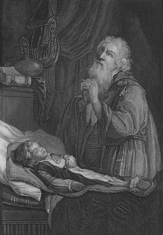 Elías resucitando al hijo de la viuda de Rembrandt van Rijn