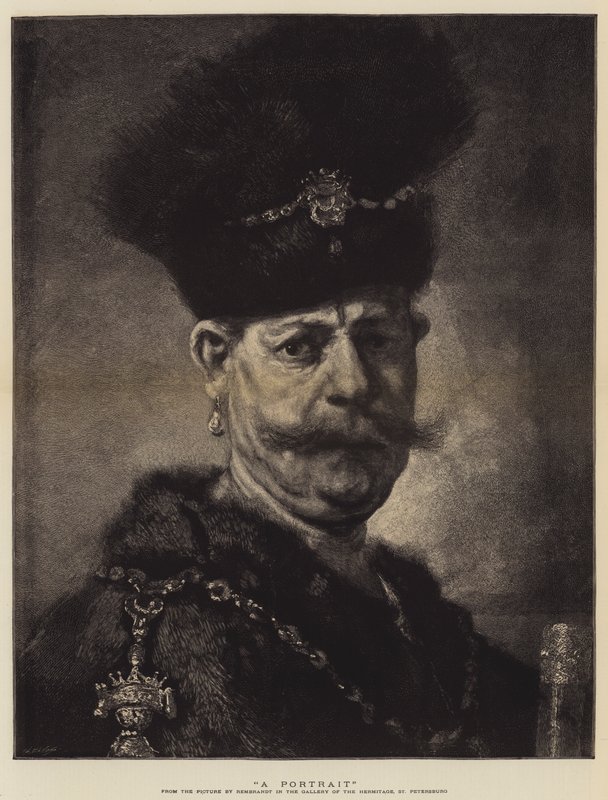 Un retrato de Rembrandt van Rijn