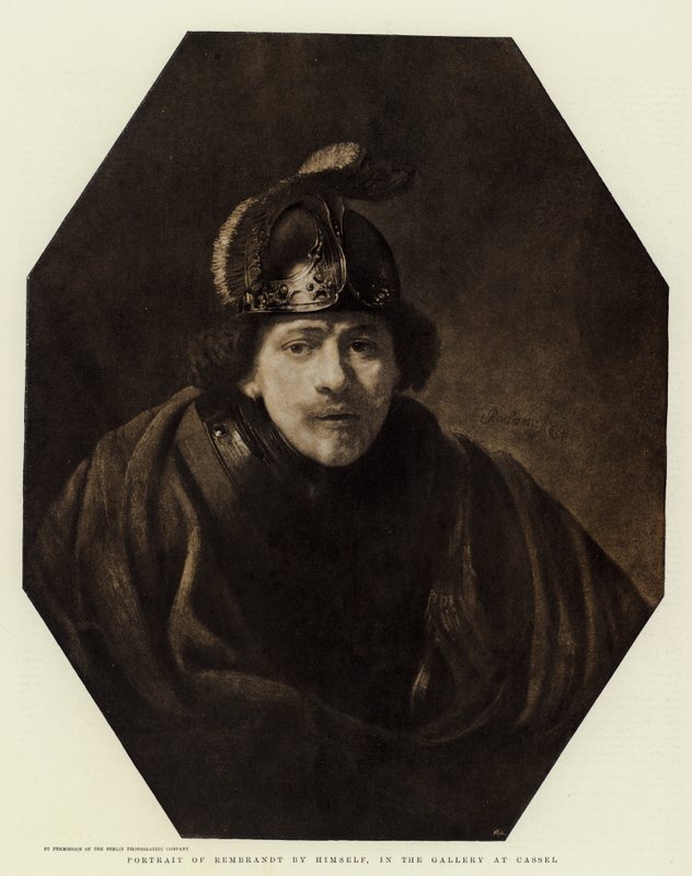 Retrato de Rembrandt por él mismo, en la Galería de Cassel de Rembrandt van Rijn