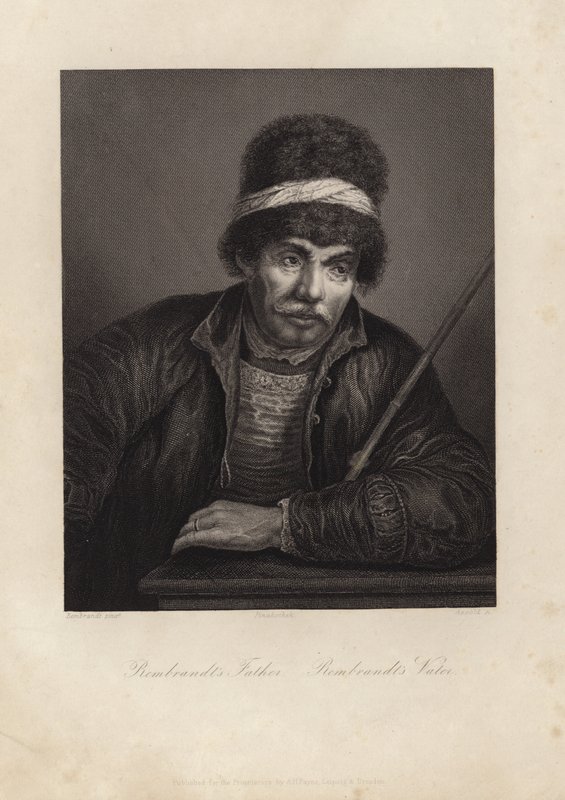 El padre de Rembrandt de Rembrandt van Rijn