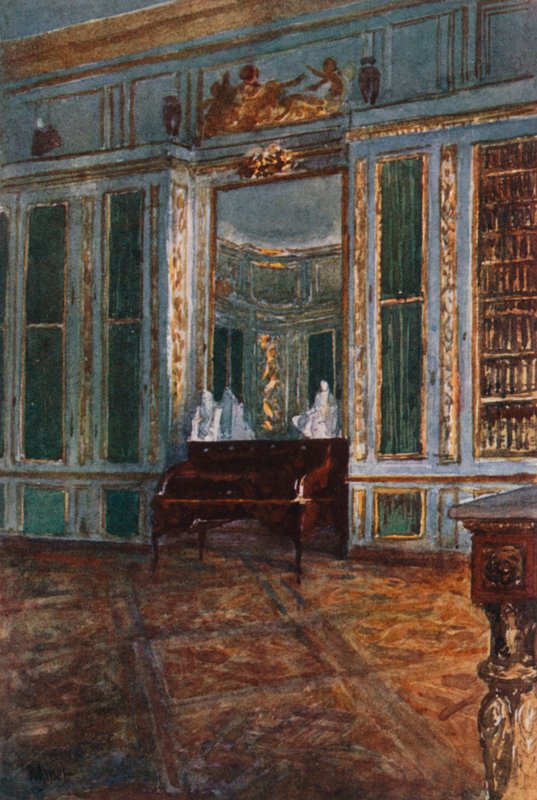 Biblioteca de Luis XV, Versalles de Rene Binet