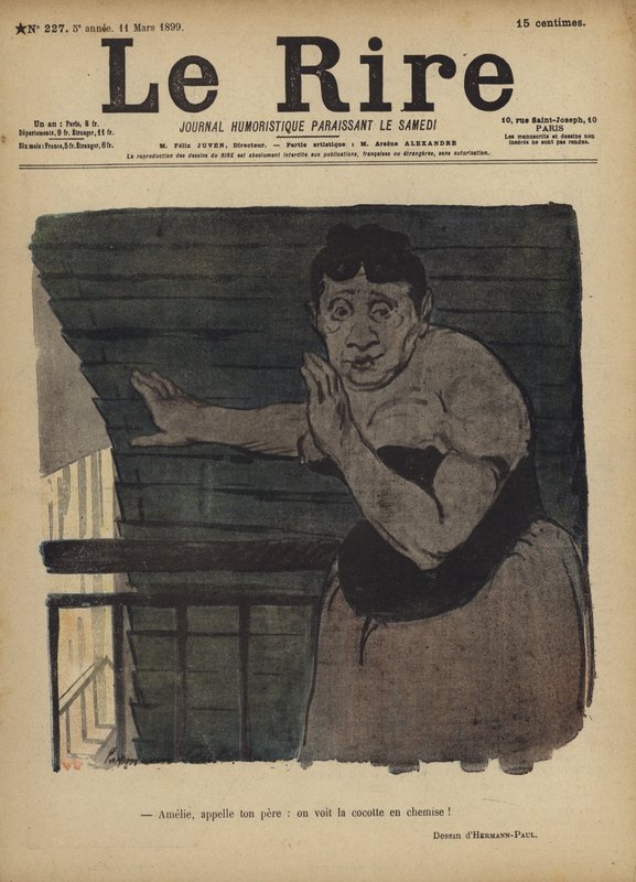 Ilustración para Le Rire de Rene George Hermann Paul