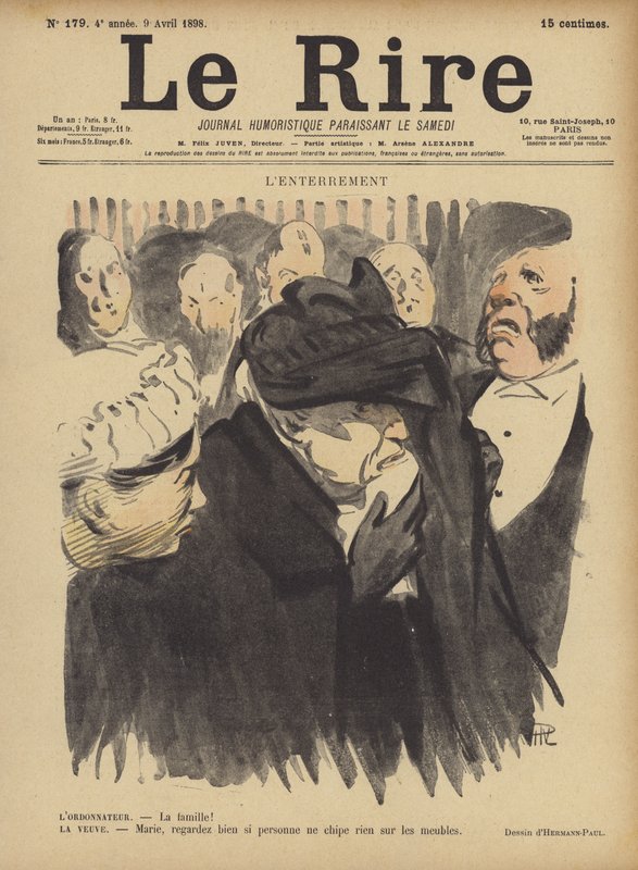 Ilustración para Le Rire de Rene George Hermann Paul