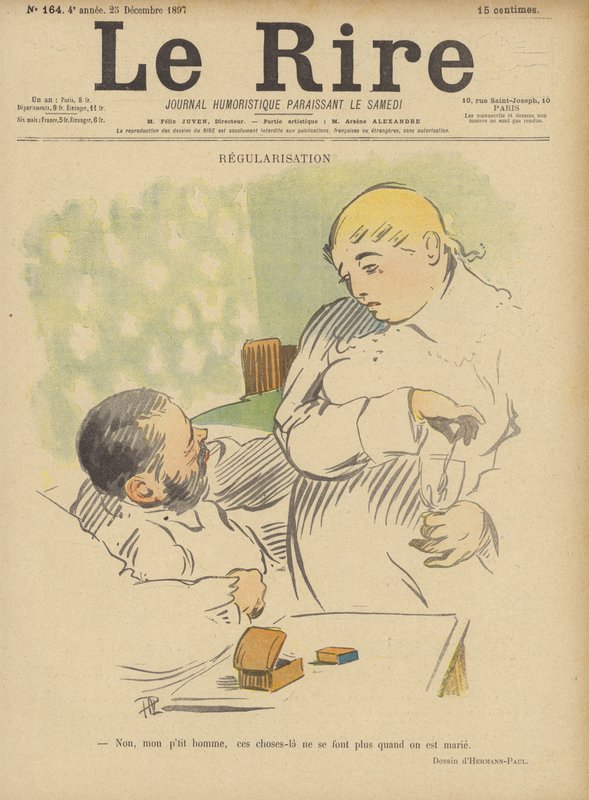 Ilustración para Le Rire de Rene George Hermann Paul