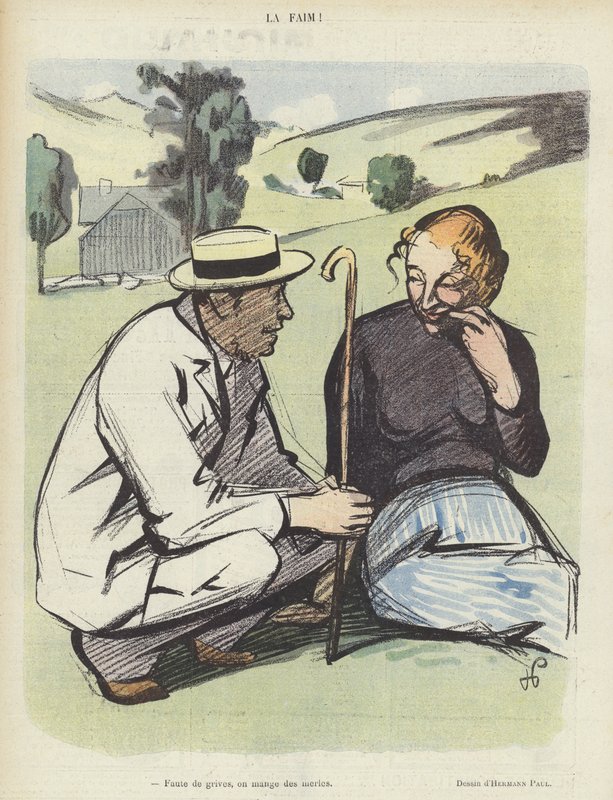 Ilustración para Le Rire de Rene George Hermann Paul
